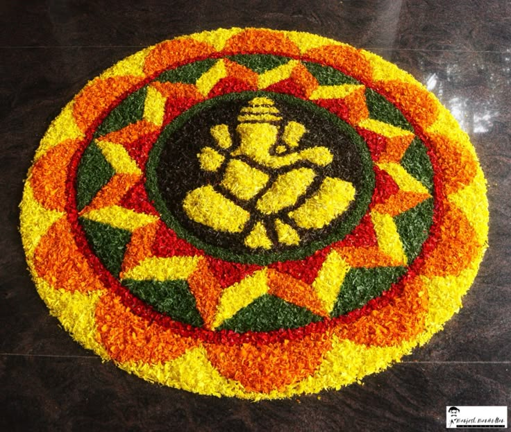 Athapookalam-Onam Athapookkalam For Competition, Onam Pukalam Simple, പൂക്കളം Design, Pookolam Design Simple, Ona Pookkalam Design, Athappookkalam Design, Poo Kolam Flowers Onam, Onam Pookalam Design Simple At Home, Athapookalam Designs Theme