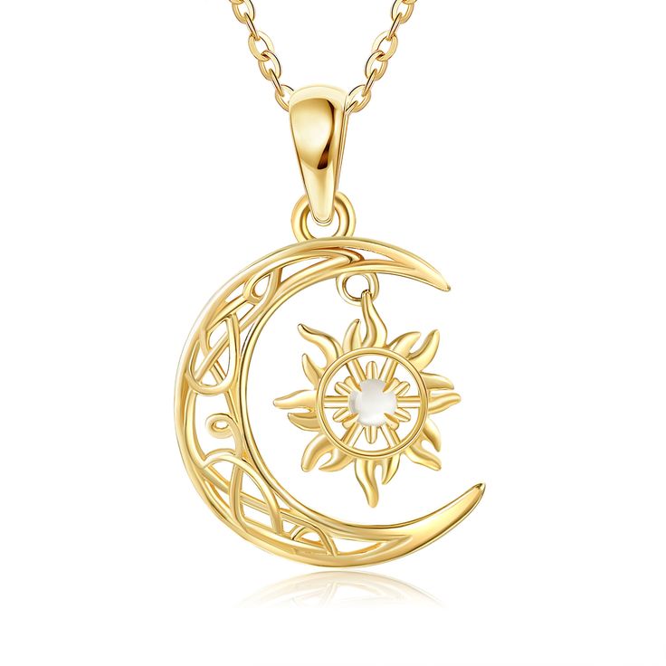 Discover the enchanting allure of our 14K Gold Pendant Necklace, meticulously crafted for women and elegantly designed with a circular moonstone centerpiece, capturing the ethereal beauty of the moon and sun in one exquisite piece. This stunning white moonstone pendant necklace, set in luxurious 14K gold, showcases a unique circular design that symbolizes the harmonious dance of the moon and sun, making it the perfect accessory to elevate any outfit with its timeless elegance and celestial charm Gold Dainty Necklace, Women Gold Pendant, Celestial Objects, Sun And Moon Necklace, Moonstone Pendant Necklace, Delicate Pendant, Moon And Sun, Sun Pendant, Gold Jewelry Sets