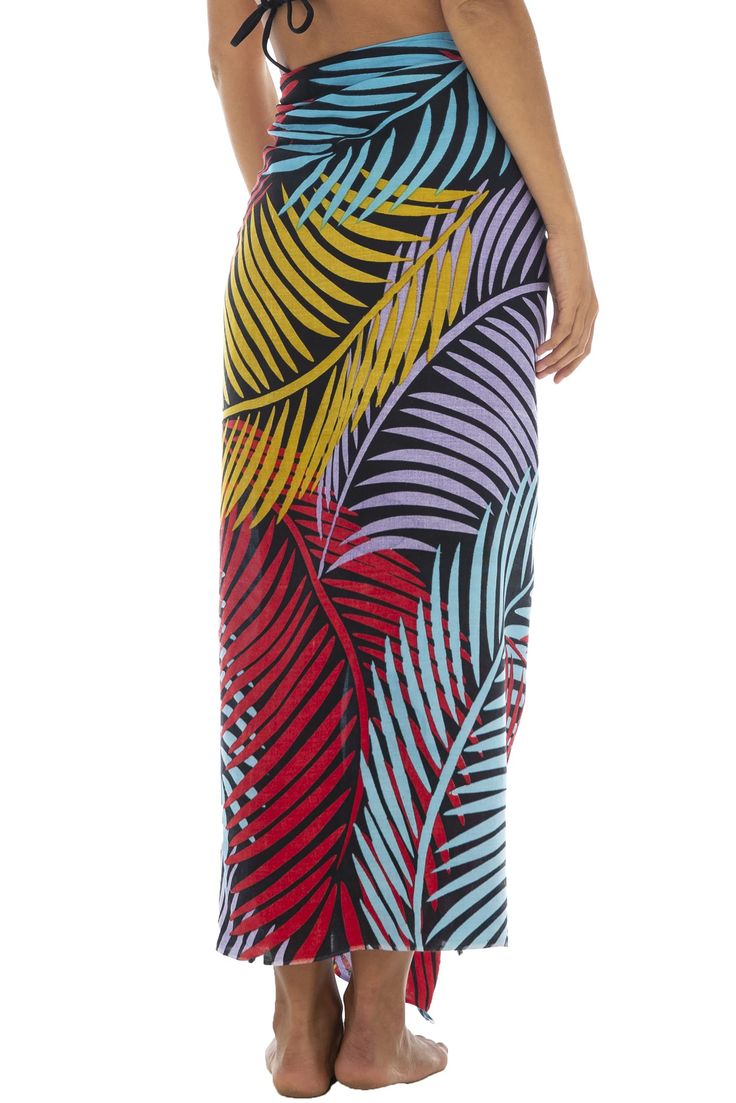 VIBRANT PRINT. Trimmed with boho fringe on two sides, it has a fun tropical look COCONUT SHELL INCLUDED FOR EASY TYING. Generously sized at 67” x 45”, this swimsuit coverup will fit most figures. Sarongs for women are perfect for the beach, poolside, a cruise, backyard party, or dress it up for a summer night out WEAR YOUR SARONG IN A VARIETY OF WAYS! Wear as a bathing suit bikini cover up, a comfortable wrap skirt, sexy pareo dress, sleeveless kimono or as a beautiful shawl. Also makes a fun be Pareo Dress, Tropical Skirt, Sleeveless Kimono, Colorful Wall Hanging, Wrap Swimsuit, Duster Dress, Shrug For Dresses, Sarong Wrap, Sarong Skirt