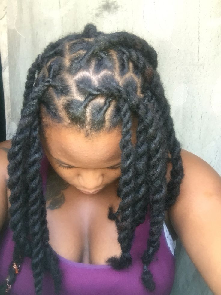 Thick locs. Two strand twists Crinkly Locs, Locks Styles, Locs Inspiration, Summer Curls, Thick Locs, Hairstyle Videos, Dread Head, Short Natural Hair, Two Strand Twists