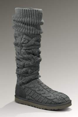 Women’s UGG Over-the-Knee Twisted Cable Boots By Overland Sheepskin Co, http://www.overland.com/Products/Footwear-4000/BootsShoesSandals-4001/UGGAustraliaFootwear-592/WomensUGGOvertheKneeTwistedCableBoots/PID-58912.aspx Uggs Tall Slouchy Winter Boots, Ugg Boots Women Tall, Womens Tall Ugg Boots, Ugh Knee Warm Woman Boots New Slouchy, Over The Knee Boot Leggings, Warm Knee High Boots, Long Sweater Boots, Knitted Over The Knee Boots, Over The Knee Ugg Boots