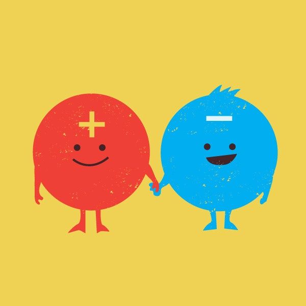 two blue and red balls holding hands with the caption you are my favorite prison