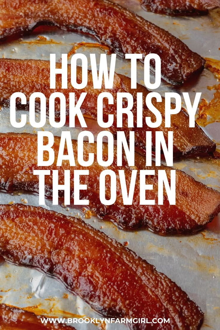 how to cook crispy bacon in the oven