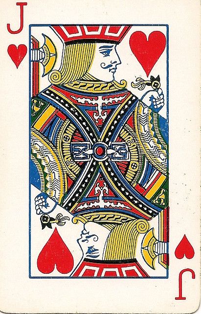 an image of a playing card that is in the shape of a king and queen