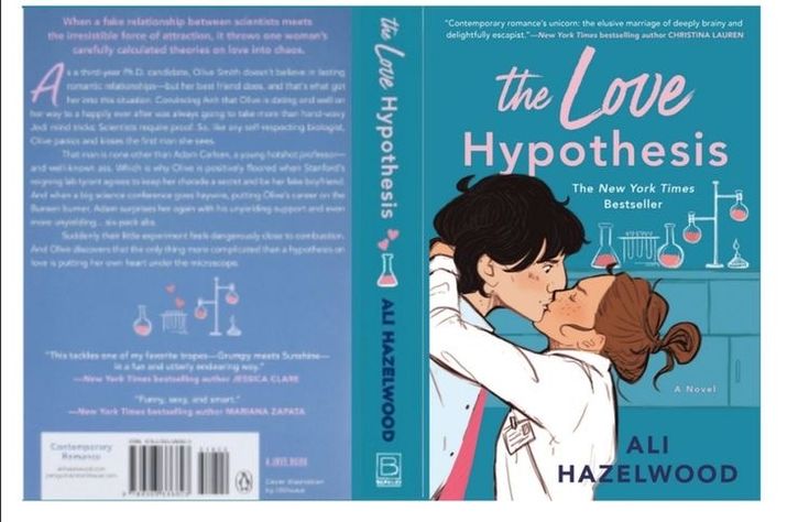 a book cover for the love hypothhesis