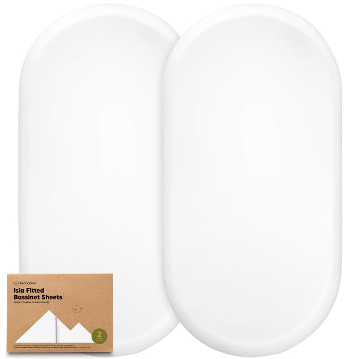 two large white foam pads on top of each other