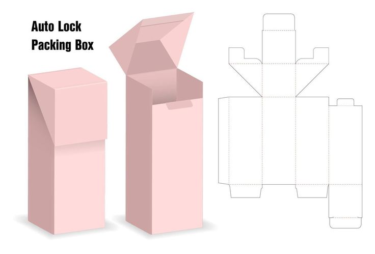 the packaging box is open and ready to be put into its own cardboard package,