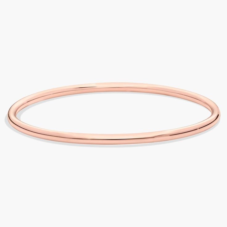 Simple, luxurious and elegant what don't we love about this rose gold bangle. Plus, the stacking potential is endless. Made in 14k Italian rose gold. Minimalist Polished Rose Gold Bracelet, Minimalist Rose Gold Bracelet With Polished Finish, Minimalist Stackable Rose Gold Bracelets, Minimalist Rose Gold Stackable Bracelets, Modern Rose Gold Round Bangle, Modern Rose Gold Bangle, Classic Rose Gold Bangle With Polished Finish, Luxury Stackable Rose Gold Bangle, Luxury Rose Gold Stackable Bangle