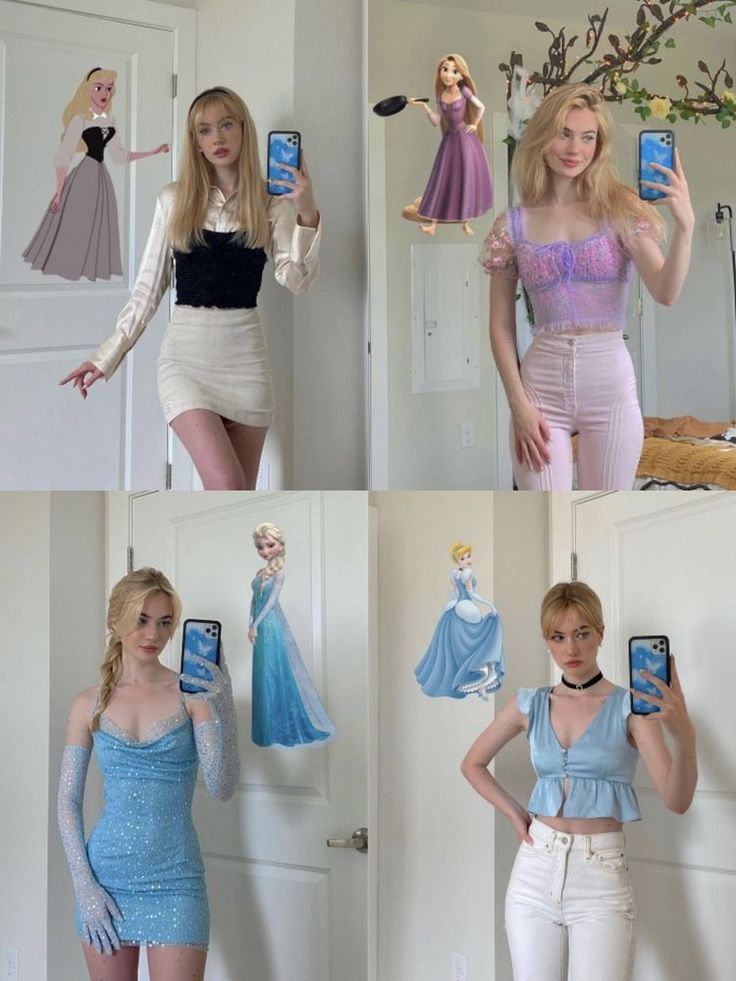 Disney Princess Inspired Outfits, Mode Harajuku, Disney Bound Outfits Casual, Princess Inspired Outfits, Disney Princess Outfits, Disney Themed Outfits, Cute Disney Outfits, Disneyland Outfits, Disney Bound Outfits