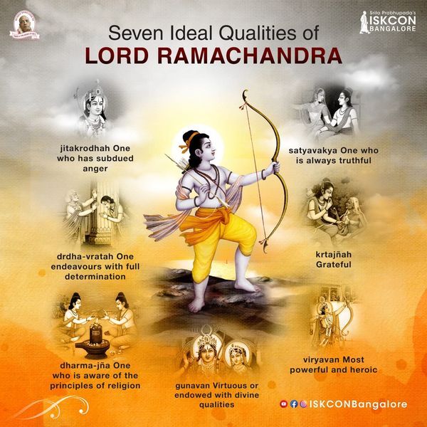 seven ideal quotes of lord ramachandraa with pictures and captions in english