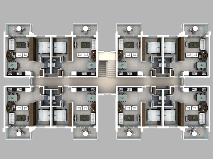 the floor plan of a three bedroom apartment with two bathrooms and an attached bathroom area