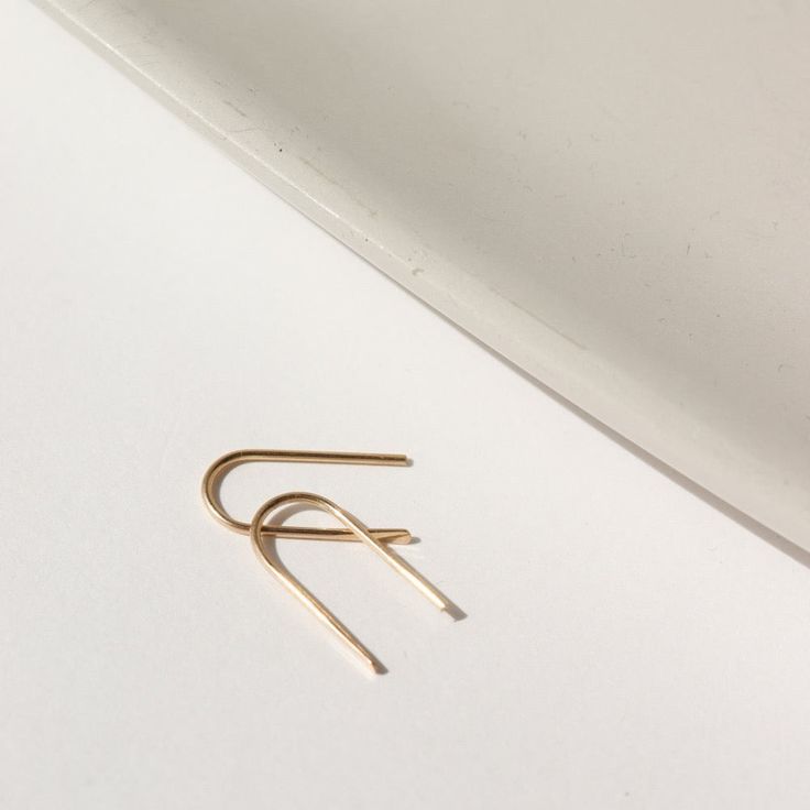 Simple and effortless, yet anything but basic, our 14k gold Arches minimal design means endless wear for everyday style. A great earring for sensitive ears and a must-have addition to your fine jewelry collection. DETAILS14k Solid GoldApprox. 0.5" dropHypoallergenic, Nickel Free and Water Safe Simple Design 14k Gold Earrings, Minimalist 14k Gold Jewelry For Everyday, Minimalist Small Hoop Jewelry For Everyday Elegance, Classic Everyday Hoop Earrings In Recycled Gold, Minimalist 14k Gold Filled Jewelry For Everyday, Minimalist 14k Gold Filled Jewelry For Everyday Elegance, Tiny 14k Gold Hoop Earrings For Everyday, Classic 14k Gold Filled Earrings For Everyday Luxury, Adjustable Minimalist Yellow Gold Earrings