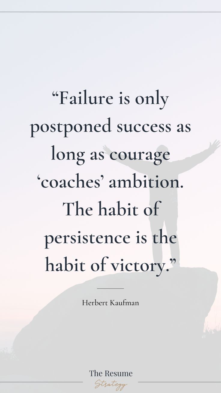 a man standing on top of a hill with his arms outstretched in the air and text that reads failure is only positioned success as long as