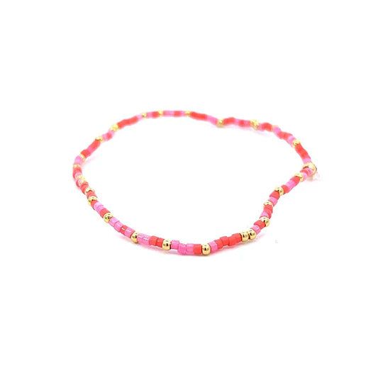 Discover the vibrant charm of our handmade Miyuki Beads Bracelet, featuring a stunning combination of colors. Crafted with care in Colombia, this adjustable bracelet is designed to fit comfortably on any wrist. The gold string adds a touch of elegance, making it a versatile piece for both everyday wear and special occasions. Embrace the spirit of adventure and let this bracelet become a cherished part of your jewelry collection, perfect for expressing your unique style. Material Type: Miyuki Bea Miyuki Beads Bracelet, Stack Of Bracelets, Beads Style, Set Bracelet, Jewelry Showcases, Combination Of Colors, Miyuki Beads, Summer Set, Sustainable Jewelry