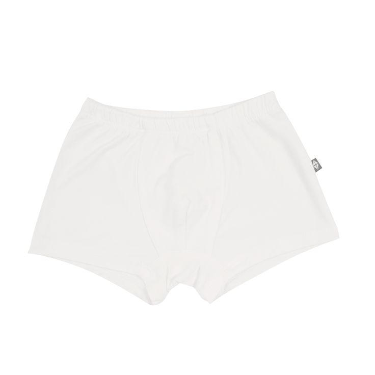 Kyte Baby Underwear Briefs in Cloud White Cotton Boxer Briefs For Summer, Solid Cotton Boxer Briefs For Summer, Summer Solid Color Cotton Boxer Briefs, White Stretch Seamless Boxer Briefs, Basic Solid Color Boxer Briefs, Basic Solid Color Bottoms For Playwear, Basic Solid Soft Bottoms, Basic Soft Solid Bottoms, Basic Soft Solid Color Bottoms