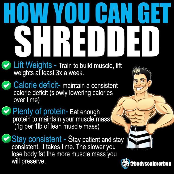 how you can get shredded