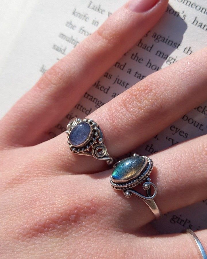 Whimsigoth Trinkets, Witchy Rings Aesthetic, Whimsigoth Gifts, Whimsigoth Rings, Crystal Rings Aesthetic, Whimsigoth Nails, Whimsigoth Accessories, Whimsical Rings, Witchy Rings