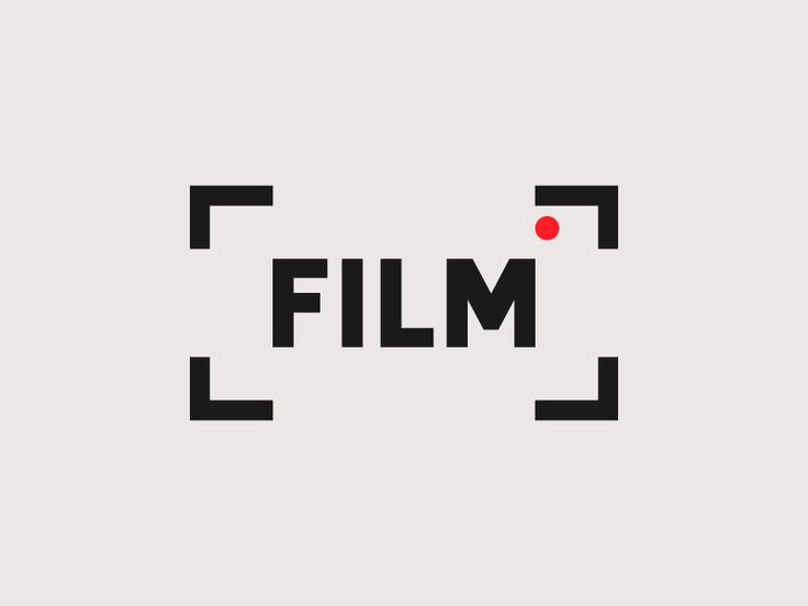 the logo for film, which is designed to look like it has been made with squares and