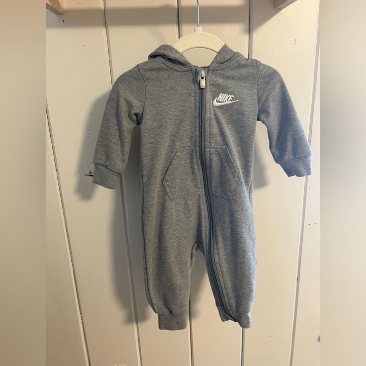 Questions? Leave A Comment Below! Nike Zip Up Romper For Baby! Never Worn But Washed Zip Up Romper, Nike Romper, Nike Bottoms, Nike Zip Up, Kids Nike, Kids Bottoms, Leave A Comment, Jumpsuit Romper, Zip Ups