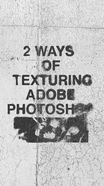 two ways of texturing adobe photoshop