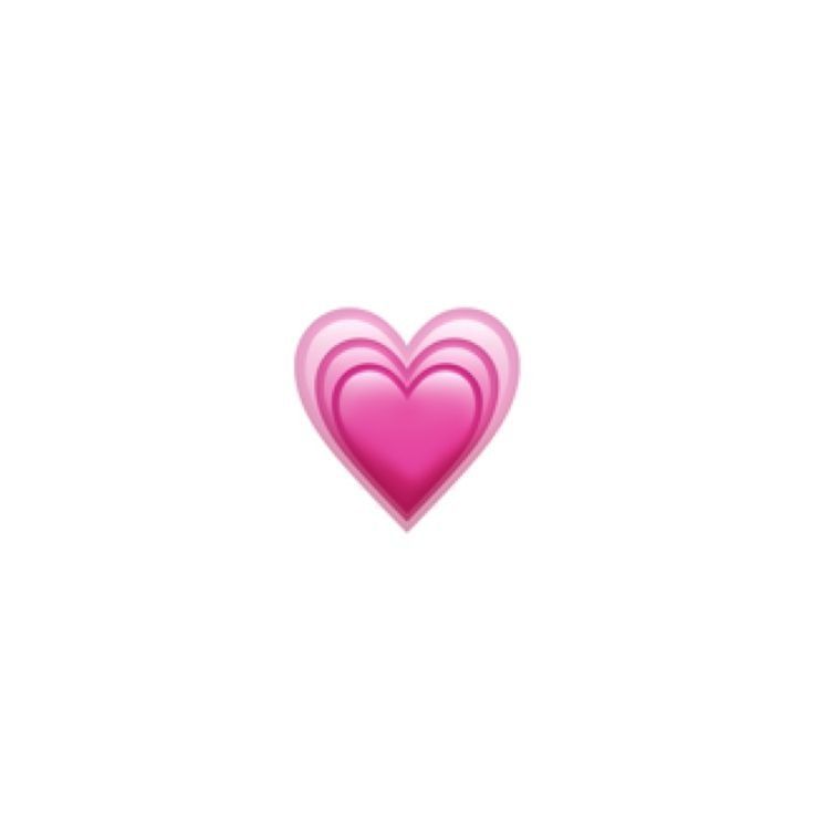 a pink heart on a white background