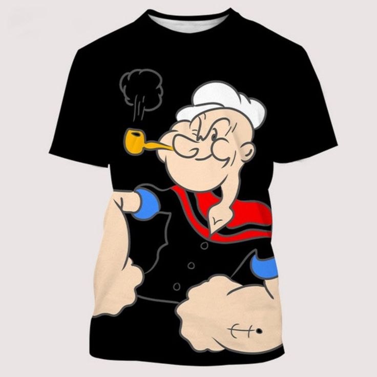 Material: Polyester Print Is On Both Sides Of The Shirt Machine Wash Cold Water, Do Not Dry Clean. Novelty Crew Neck Top With Cartoon Print, Novelty Cartoon Print Crew Neck Top, Black Novelty Crew Neck Shirt, Black Crew Neck Novelty Shirt, Black Novelty Short Sleeve Tops, Black Short Sleeve Novelty Top, Usa Tee, Goku And Vegeta, Uniform Shirts