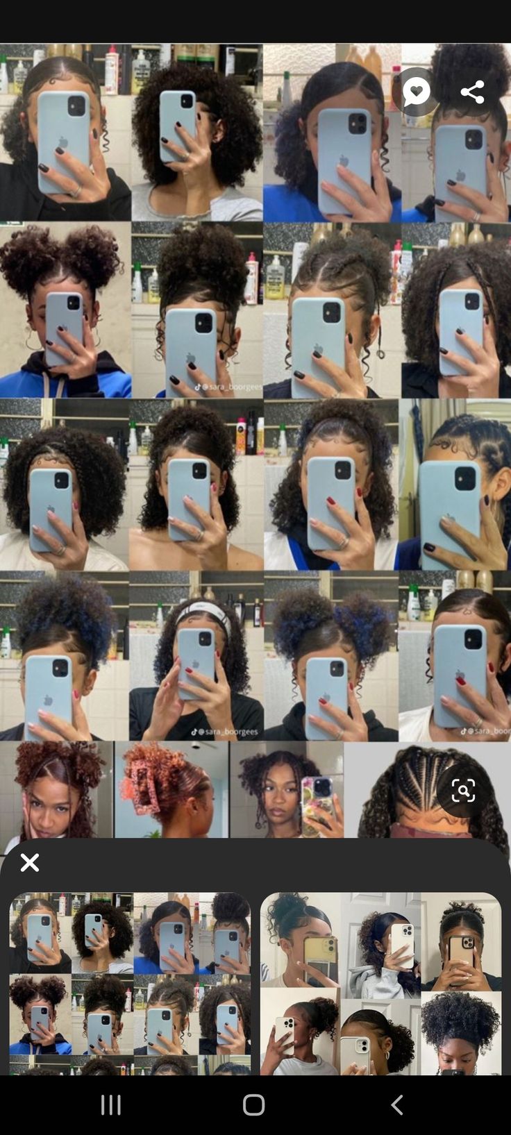 Ideas Hairstyles Short, Cute Hairstyles For Short Natural Hair 4c, Cute Oily Hairstyles, Shoulder Length 4b Hairstyles, 4c Defined Curls Hairstyles, Cute 4a Hairstyles, Short Hairstyle Women Ideas School, Cute Type 4 Hairstyles, Curly Picture Day Hairstyles