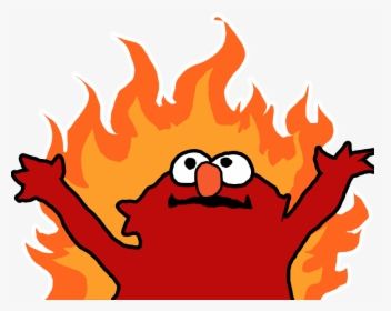 an image of a cartoon character on fire