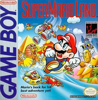 the gameboy cover for super mario land