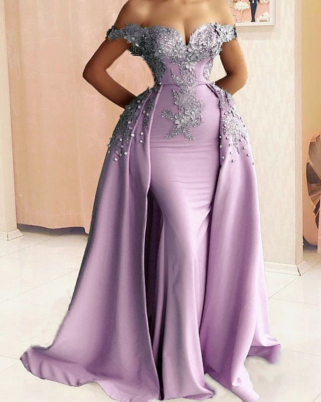 Bride Second Dress Receptions, Second Dress For Bride Reception, Second Dress, Beaded Formal Dress, Mermaid Evening Gown, Dress Off Shoulder, Silver Lace, فستان سهرة, Mermaid Evening Dresses