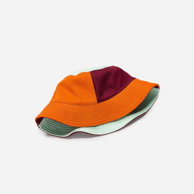 Colorful jacquard knit bucket hat with deadstock neon topstitching. Details Body: 100% Acrylic Lining: 100% CottonMachine wash gentle, lay flat to reshape and dry8.5"w, 3.5"h, 2.25" brim Knit Bucket Hat, Rachel Antonoff, Contrast Topstitching, Uggs Outfit, Winter Walk, Jacquard Knit, Pink Mini, Slipper Boots, Beach Days