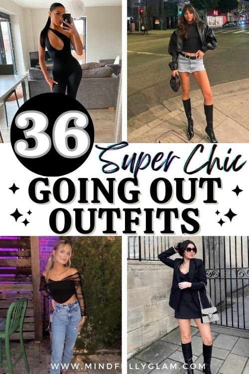 Casual Outfits For Going Out, Leather Mini Skirt Outfit Night, Mini Skirt Outfit Party, Edgy Club Outfits, Edgy Date Night Outfit, Leather Skirt Outfit Party Night, Going Out Outfit Ideas, Trendy Going Out Outfits, Leather Mini Skirt Outfit