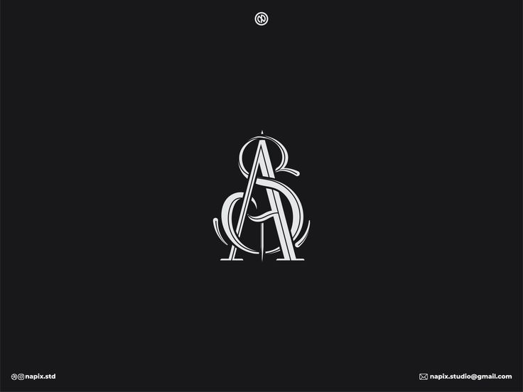 the letter a is made up of letters and numbers in black and white, on a dark background