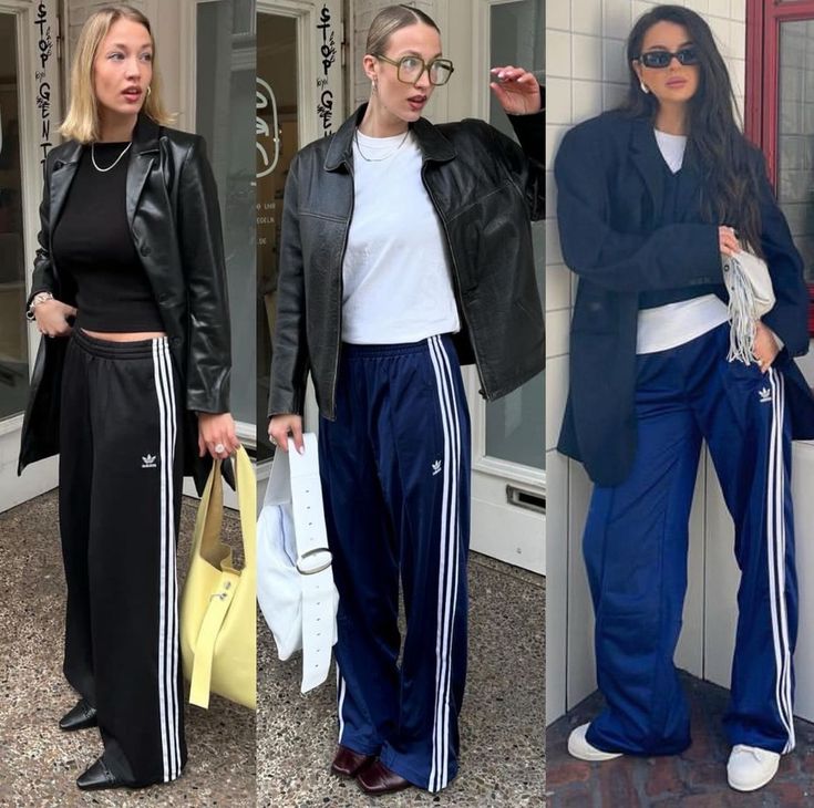 Adidas Pants Outfit, Black Adidas Pants, Sport Street Style, Track Pants Outfit, Adidas Hose, Steet Style, Japan Outfit, Adidas Track Pants, Beauty Inspo