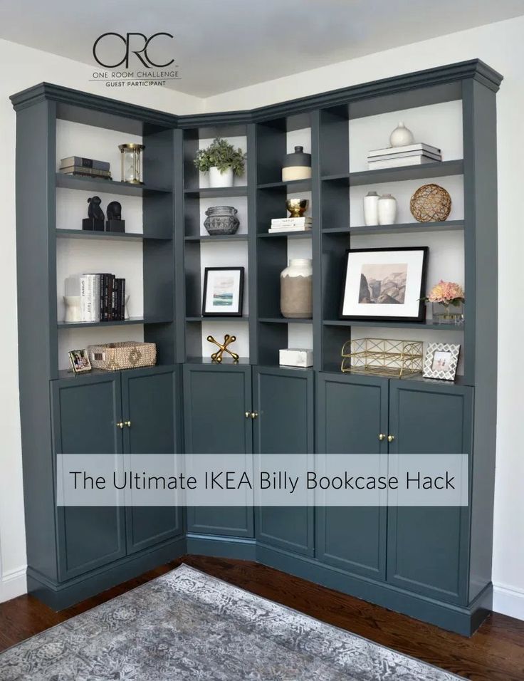 the ultimate ikea billy bookcase hack