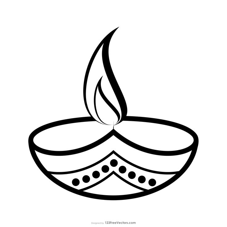 a black and white drawing of a candle