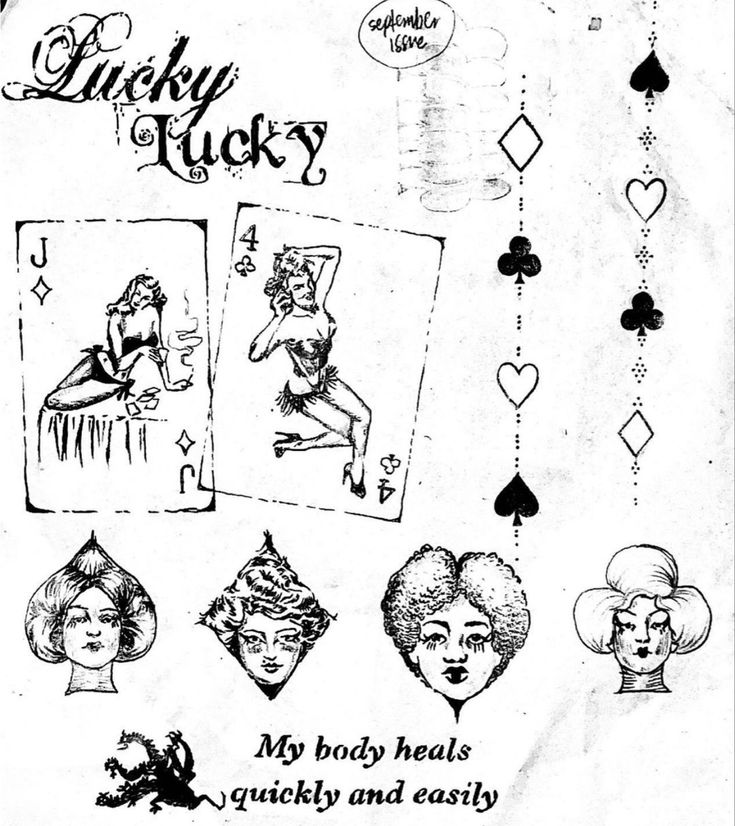 the back cover of lucky lucky's new album, my body heals quickly and easily