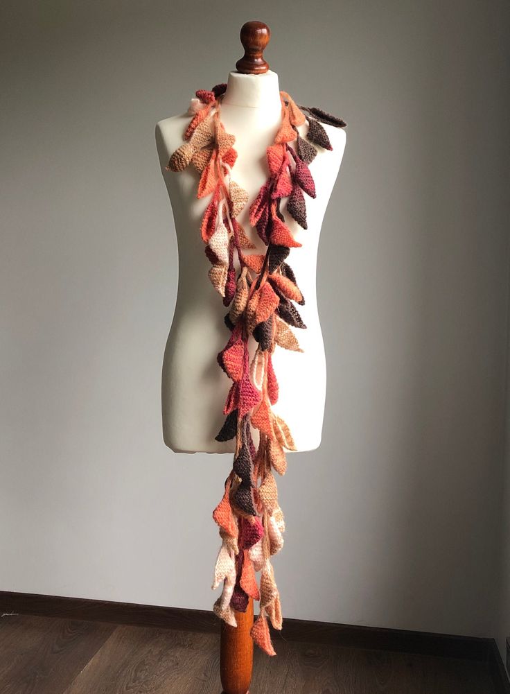 This scarf in multicoloured wool of thousand leaves around your neck will keep you warm and will decorate you nicely. It will be nice decorating on dark dress, turtleneck or coat. It can be a beautiful gift for your close ones. Color: All colours of the autumn Fiber: wool, acrilic Measurements: 240m ( 95 inches) EXTRA NOTES: Also the item can be shipped by express shipping (DHL). Than Your order will be dispatched using our DHL courier service and can be delivered in 2-3 working days anytime bet Multicolor Scarf, One Size, For Fall, One-size Multicolor Scarf For Fall, Multicolor One Size Scarf For Fall, One Size Multicolor Scarves For Fall, Multicolor One Size Scarves For Fall, Multicolor Shawl Scarves For Fall, Bohemian Multicolor Scarf For Festivals, Bohemian Multicolor Scarves For Festival, Multicolor Bohemian Scarves For Festivals