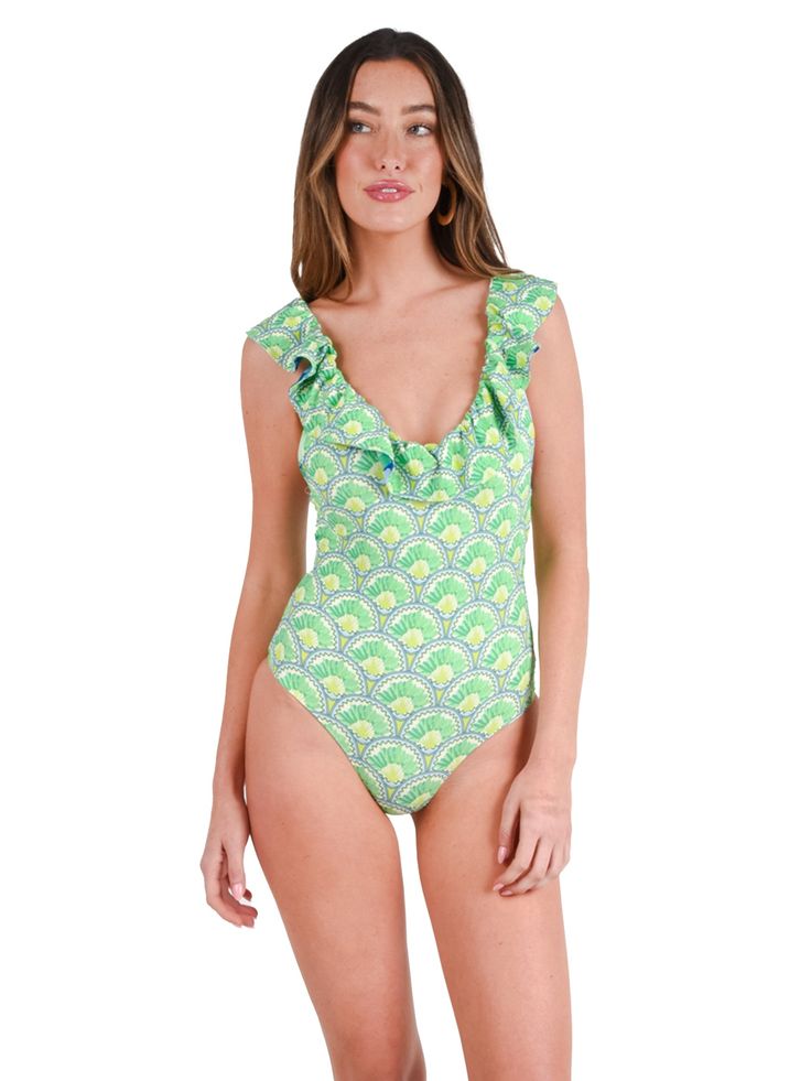 Meet Lola: The Reversible Ruffle One-Piece Ready to Steal the Show! Get ready to turn heads and soak up endless summer fun with Lola, the reversible one-piece swimsuit that's equal parts playful and chic. This versatile beauty boasts a flirty ruffles, a flattering silhouette, and the ultimate surprise – it's reversible! Choose your mood, choose your style, and dive into a summer of confidence. Reversible design: Choose from two chic patterns or colors to match your mood. Fully reversible, two si Brand Stylist, Chic Pattern, Resort Collection, Endless Summer, Fabric Gifts, Spring Collection, Sale House, One Piece Swimsuit, Summer Collection