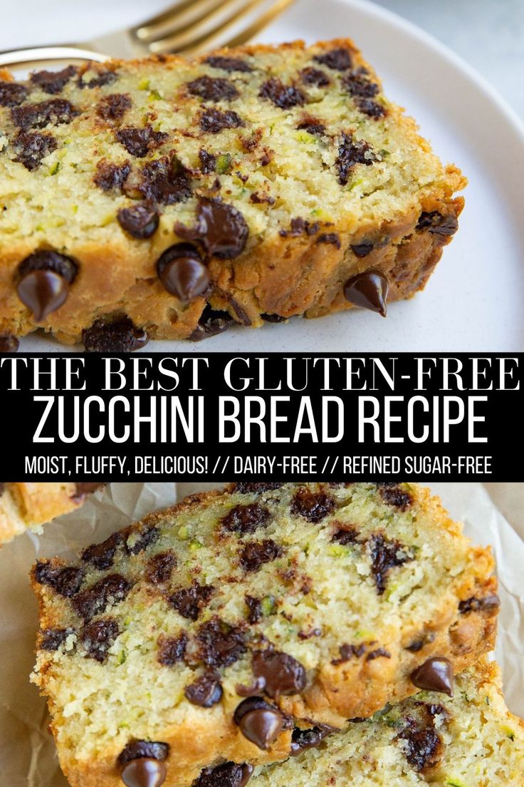 gluten-free zucchini bread recipe Dairy Free Zucchini Bread, Sugar Free Zucchini Bread, Zucchini Bread Gluten Free, Gluten Free Zucchini Bread, Easy Zucchini Bread, Zucchini Bread Healthy, Chocolate Chip Zucchini Bread, Zucchini Banana Bread, Zucchini Bread Recipe