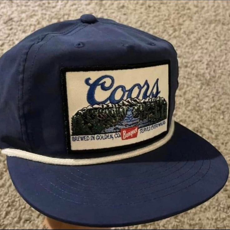 Elevate your style with high-quality hats, shipped fast! Vintage Rope Hats, Cowgirl Trucker Hat, Vintage Hat Outfit, Hats With Patches, Men’s Hats, Rope Hats, Trendy Hats, Coors Banquet, Beer Hat