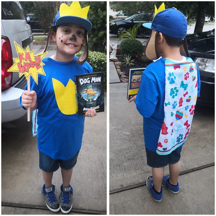 two pictures of a little boy dressed up as a cartoon character and holding a sign