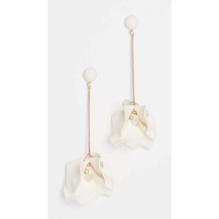 Petunia Earring – SHOP SHASHI Pearl Drop Earrings Gold, Gold Baroque, Diamond Bows, Wedding Accessory, Sterling Silver Drop Earrings, Filigree Earrings, Bow Earrings, Drop Earring, Silver Drop Earrings