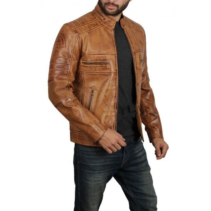 Description Distressed brown leather jacket will remain a staple in men's biker jacket fashion regardless of the changing trend. This leather biker jacket is one of the timeless fashion pieces that enhances an outfit's attraction. This biker jacket is made of natural leather and features viscous linings. These are the main reasons this jacket stays in the trend of leather biker jackets. Moreover, the stitching of this biker jacket is done very well, and it holds it firmly. That's why our leather Distressed Brown Moto Leather Jacket For Biker Events, Rugged Leather Jacket For Winter Biker Events, Rugged Leather Jacket For Biker Events In Winter, Moto Style Distressed Brown Leather Jacket, Moto Biker Jacket In Distressed Brown For Biker Events, Distressed Brown Leather Jacket For Biker Events, Distressed Brown Leather Outerwear For Bikers, Distressed Brown Leather Outerwear For Biker Events, Cafe Racer Leather Jacket For Motorcycling In Fall