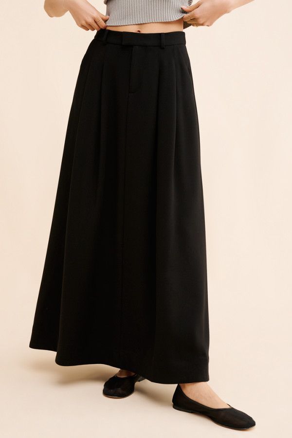 Rent The Avery Pleated Maxi Skirt from Nuuly. Pick 6 items for $98/month. Free shipping + returns. Formal Long Lined Skirt, Asymmetrical Pleated Maxi Skirt For Formal Events, Elegant High Waist Maxi Skirt For Office, Formal Full Lined Maxi Skirt, Formal Full Maxi Skirt With Lining, Elegant High Waist Office Maxi Skirt, Long Pleated Skirt For Formal Occasions, Formal Flowy Midi Skirt, Formal Long Pleated Skirt