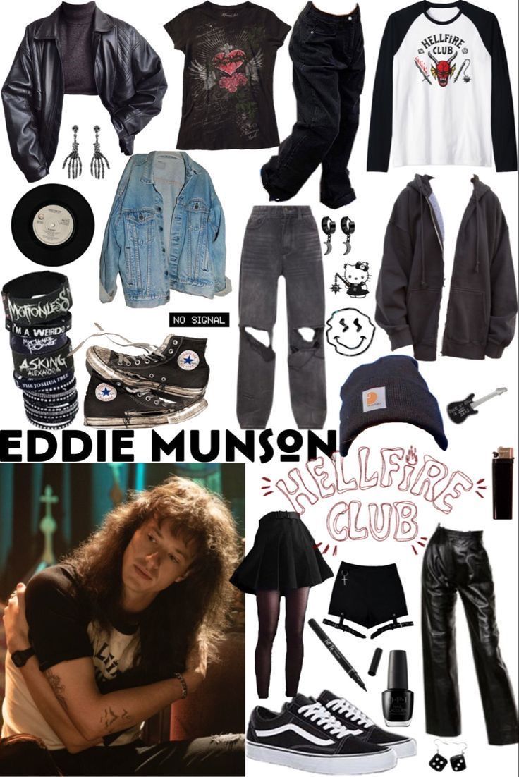 an advertisement for eddie munnon's clothing and accessories from the movie charlie brown