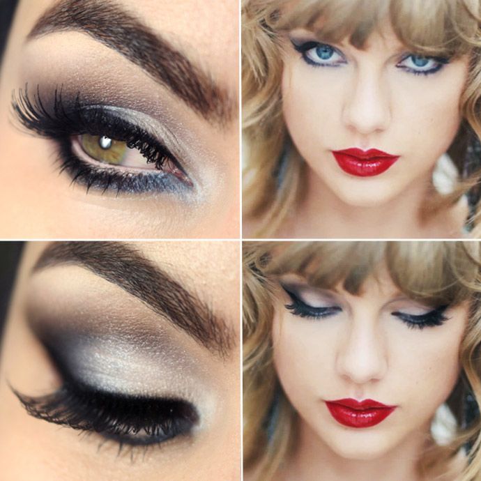 Taylor Swift Makeup Blank Space, Taylor Swift Eras Tour Makeup Reputation, Reputation Era Makeup Taylor Swift, Taylor Swift Blank Space Makeup, Taylor Swift Reputation Makeup Tutorial, Taylor Swift Reputation Eye Makeup, Blank Space Outfit Ideas, Taylor Swift Cat Eye Makeup, Reputation Taylor Swift Eye Makeup