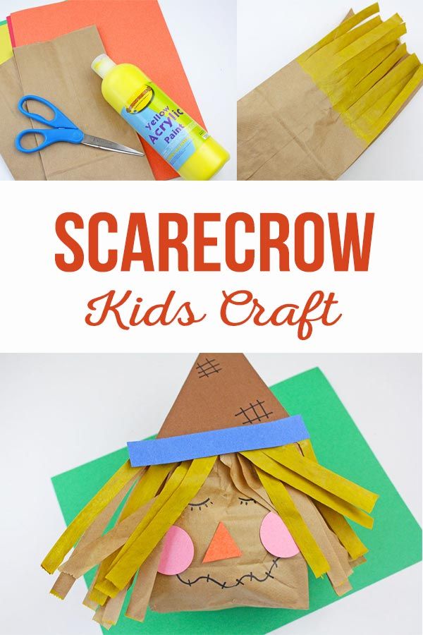 this scarecrow craft is perfect for kids to make