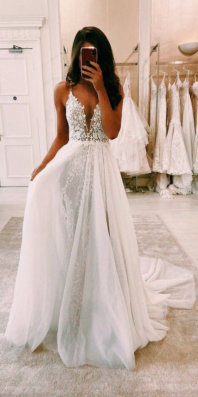 A Wedding Dress, A Wedding, Spaghetti, Wedding Dresses, Wedding Dress, Lace, Dresses