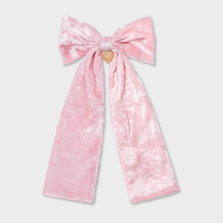 The Girls' Heart Charm Velvet Bow by art class™ is a beautiful accessory that combines elegance and charm. Made from soft velvet, this oversized bow features a heart charm that adds a playful touch. The sturdy clip ensures a comfortable and secure fit, making it perfect for parties, special events or everyday wear. art class™ - One-of-a-kind looks for the one and only you. Bow Art, Coquette Bows, Girls Heart, Hair Accessories Set, Heart Themed, Pink Bows, Braids With Weave, Sequin Bow, Velvet Headband